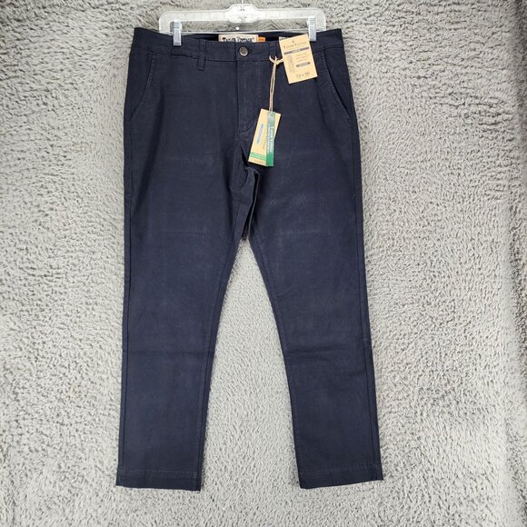 Tailor Vintage Pants Mens 34x30 Blue Stretch Mid Rise Classic Fit *NWT*